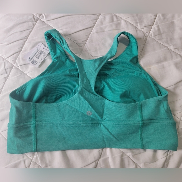 Wunder Train Longline BraMedium Support, C/D Cup Size 14 Blaze Maldives green - Picture 3 of 5